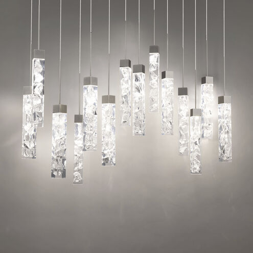 Minx 14 Light 10 inch Antique Nickel Multi-Light Pendant Ceiling Light