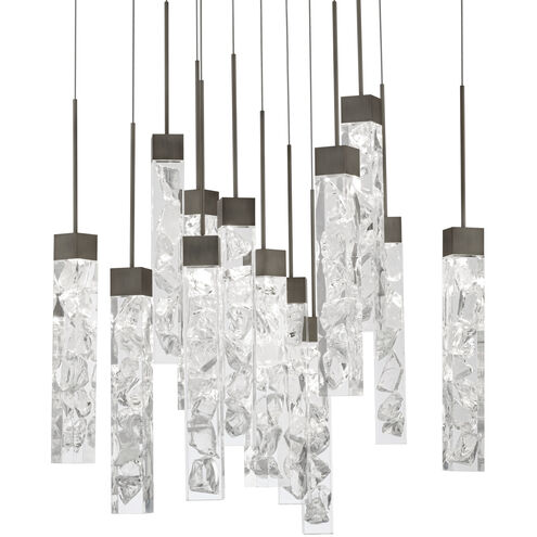 Minx 13 Light 20 inch Antique Nickel Multi-Light Pendant Ceiling Light